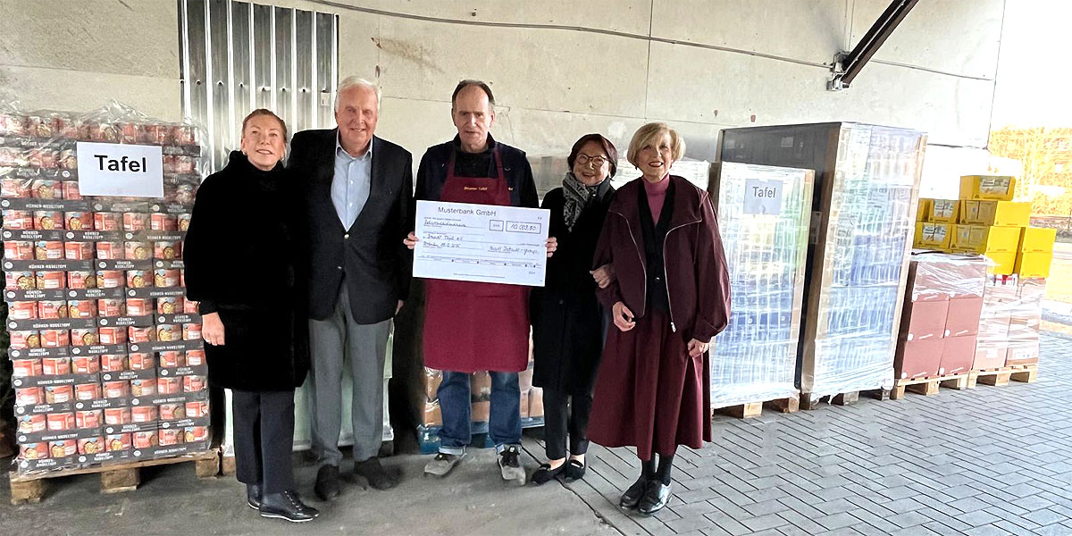 10000 Euro Großspende der Dettmer Group