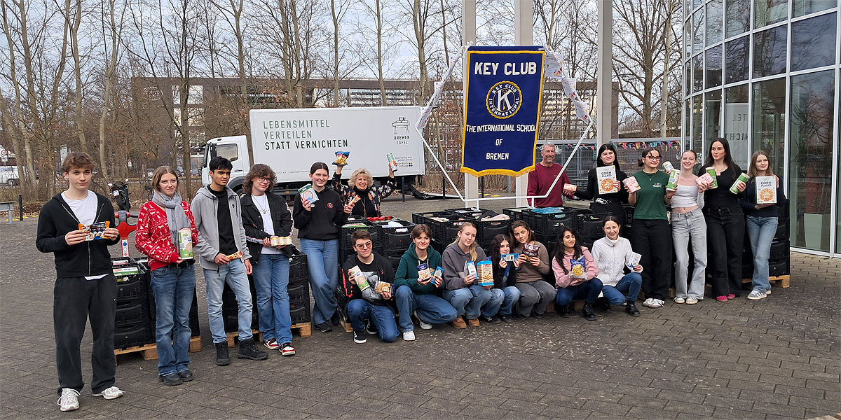 International School of Bremen sammelt für die Tafel